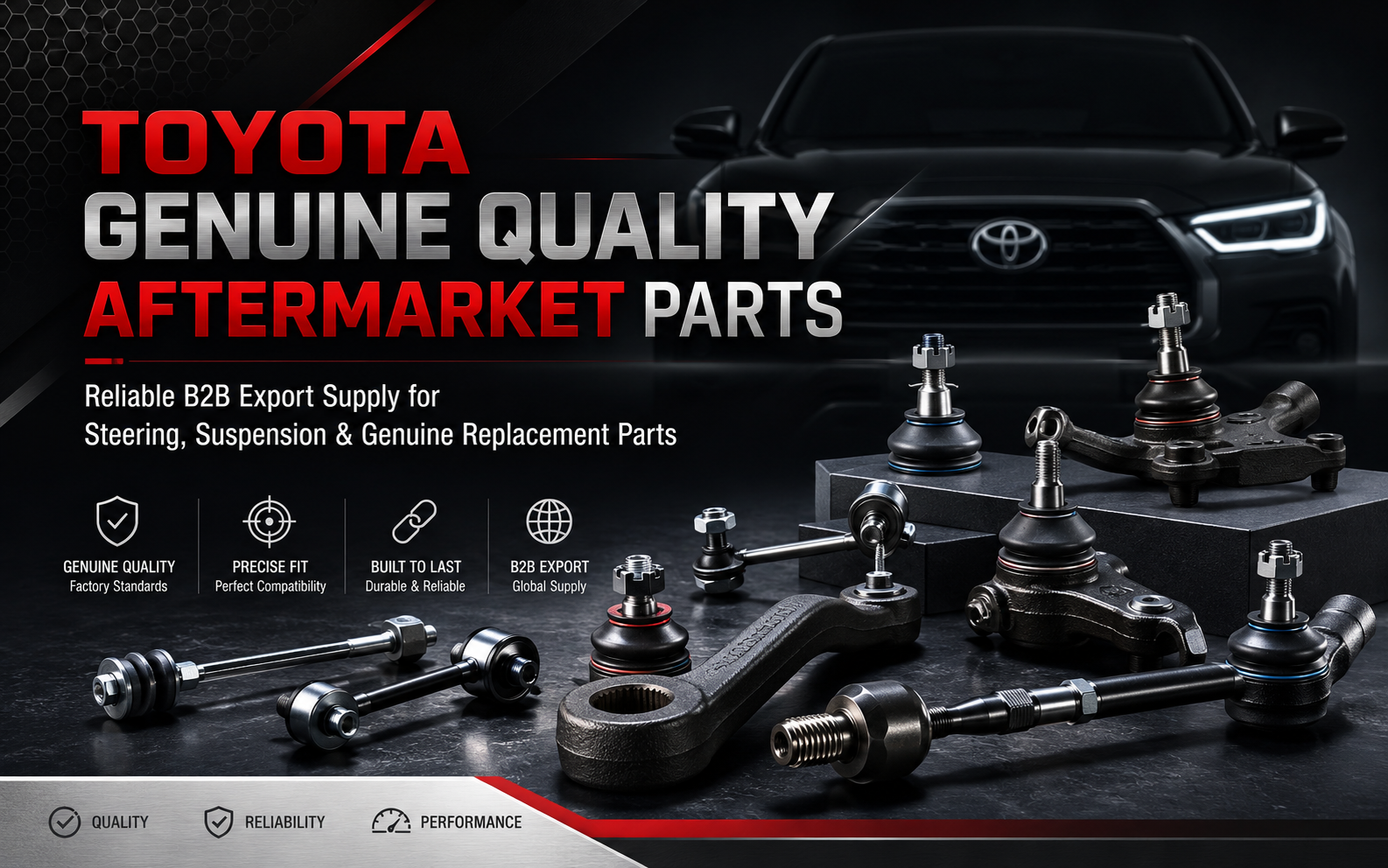 Toyota auto parts example for B2B genuine parts sourcing